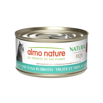 Nourriture humide HQS Natural au bouillon pour chat