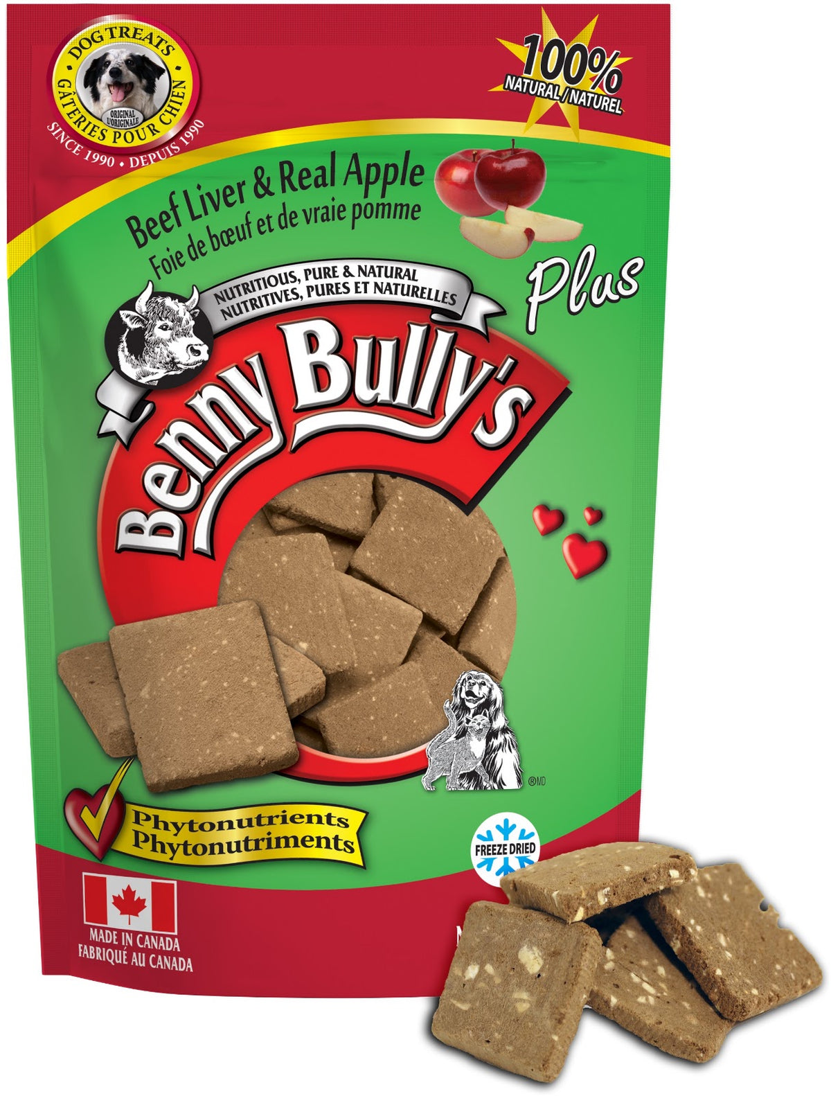 Gâteries foie de bœuf Plus pour chien