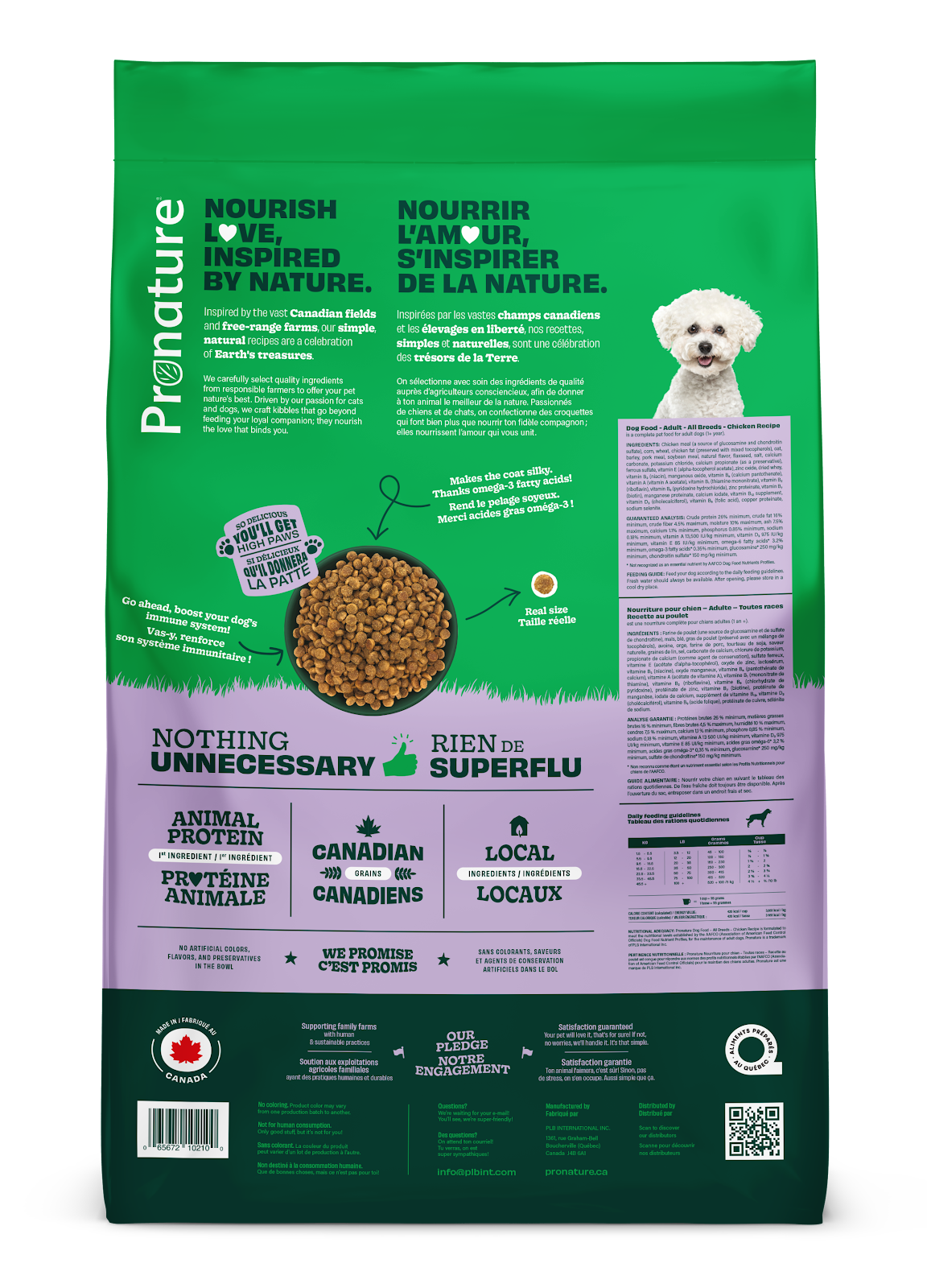 Nourriture pour chien - Adulte - Toutes races - Recette au poulet