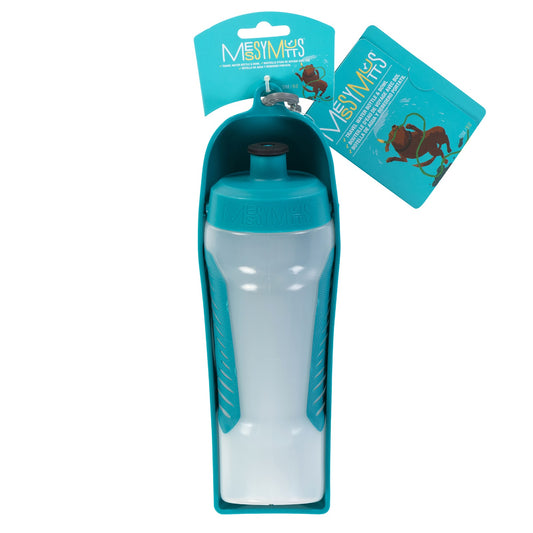 Bouteille d'eau de voyage compressible avec bol amovible 500 ml (16 oz), bleue