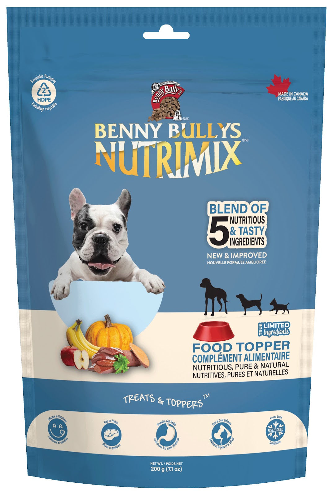 Complément alimentaire Nutrimix pour chien - Benny Bully's