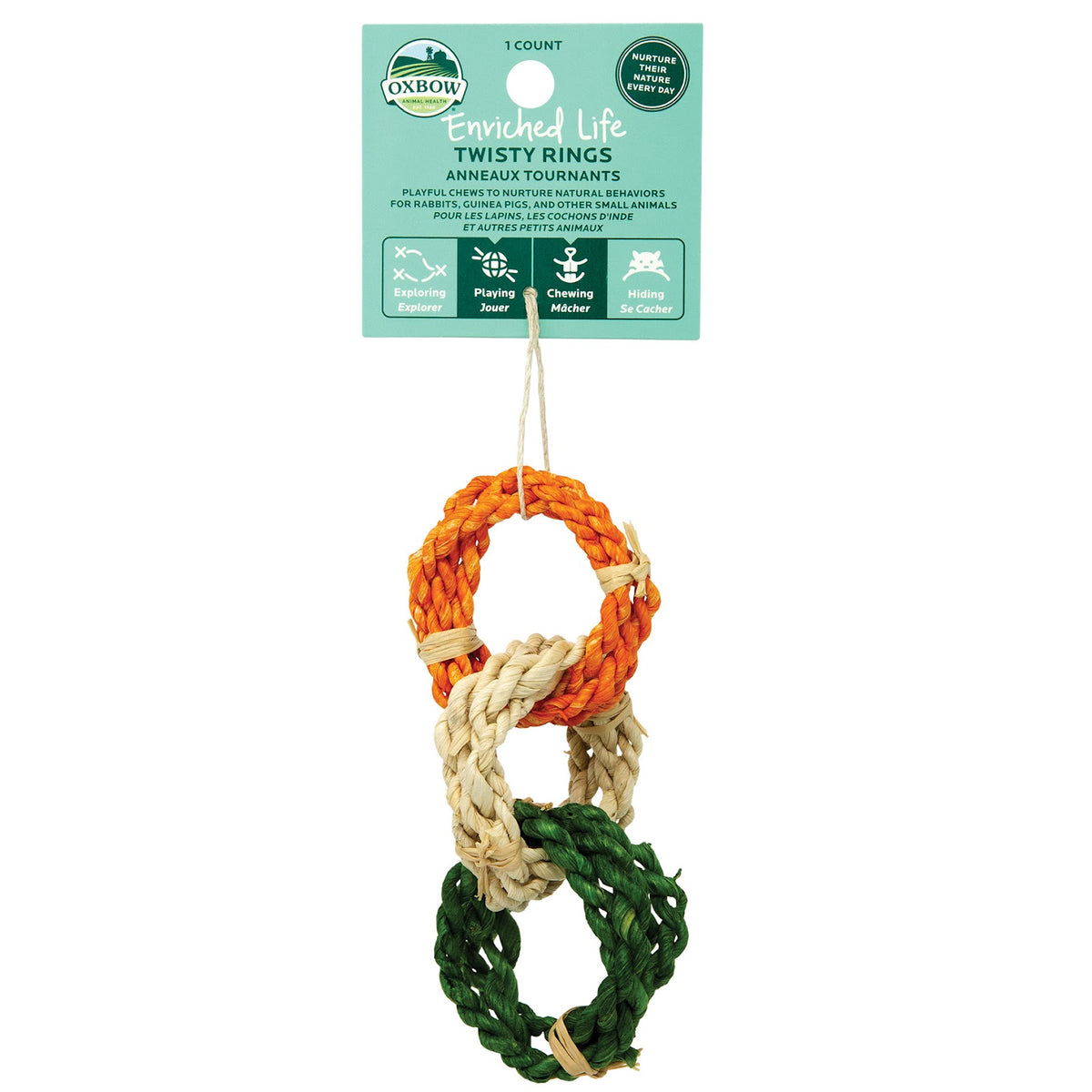 Balles et jouets à rouler à mâcher pour rongeur Enriched Life