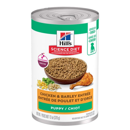 Chiot entrée de poulet et d'orge - nourriture humide pour chien 370 g