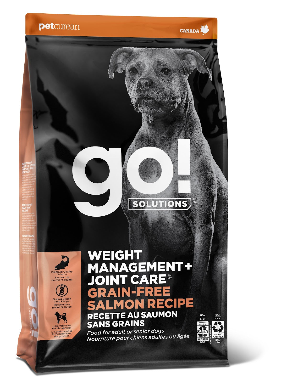 Nourriture sèche Go! Solutions Contrôle du poids + articulations pour chien