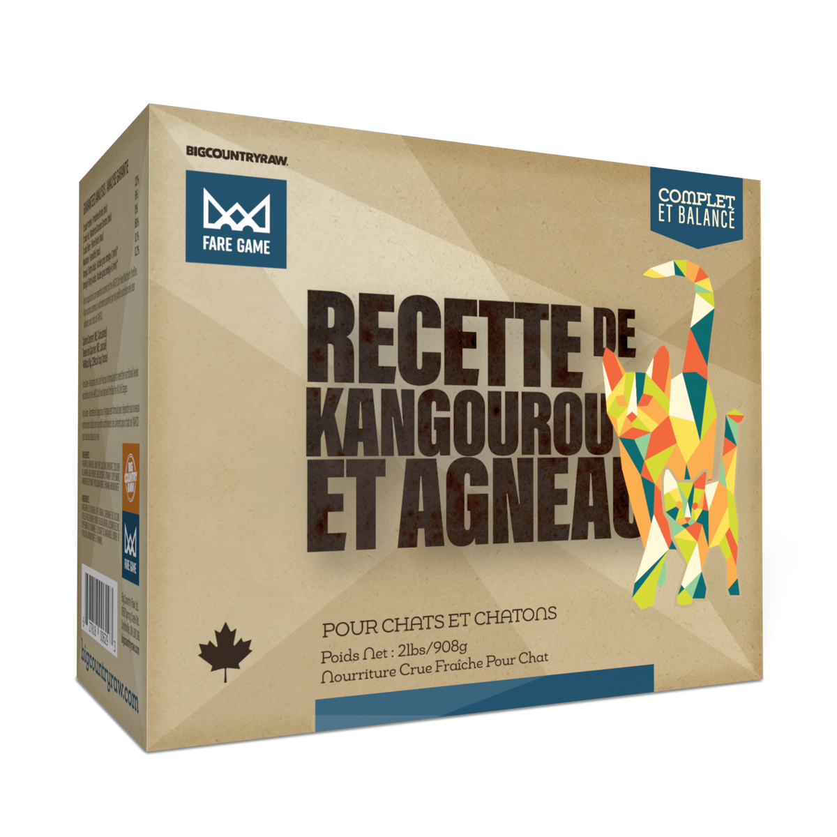 Fare Game - nourriture crue pour chat