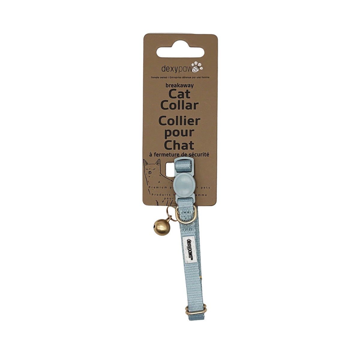 Collier en polyester pour chat