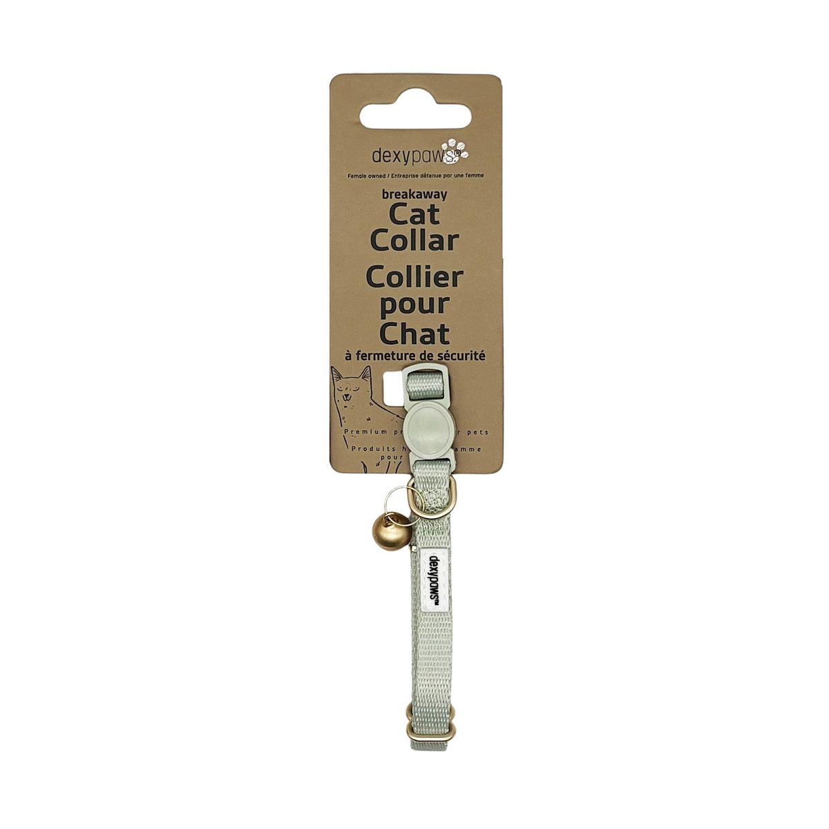 Collier en polyester pour chat
