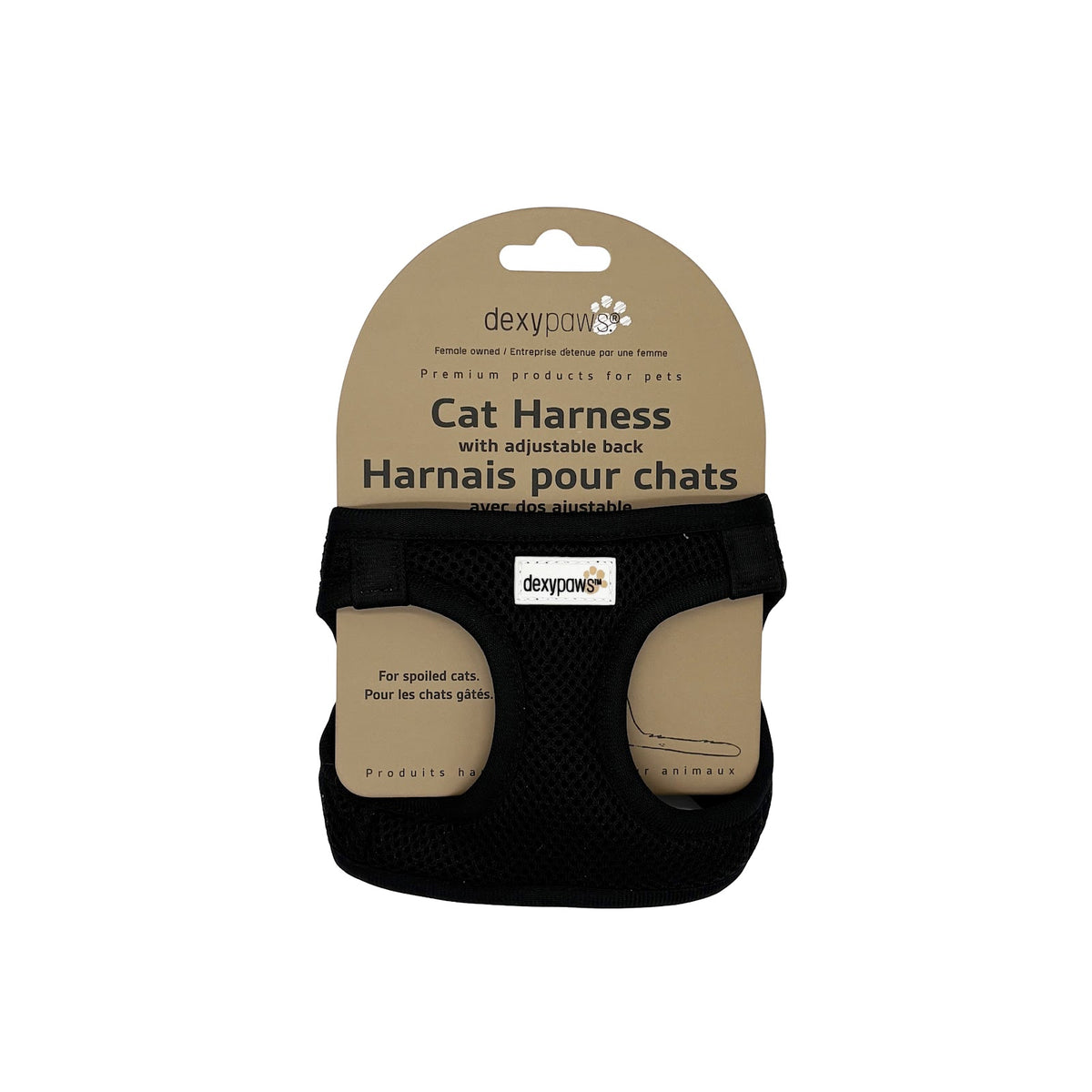 Harnais en néoprène pour chat