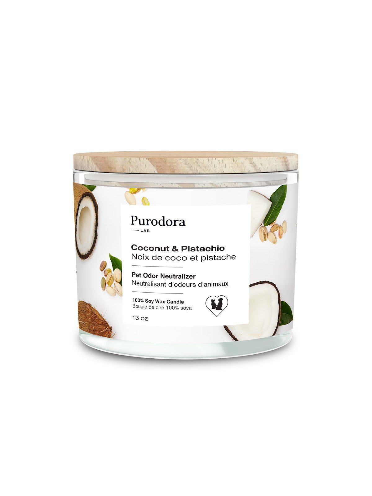 Bougie de soya neutralisante d'odeurs