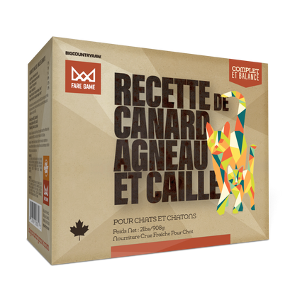 Fare Game - nourriture crue pour chat
