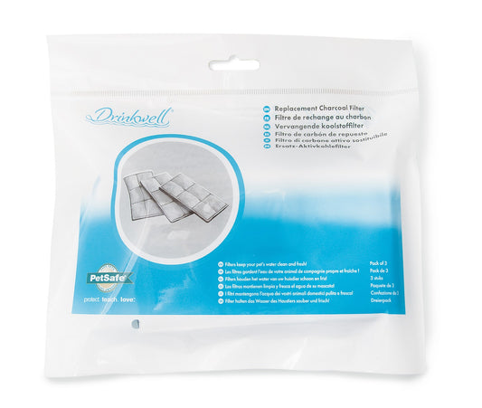 Filtres au charbon Premium pour fontaine Drinkwell (paquet de 3)