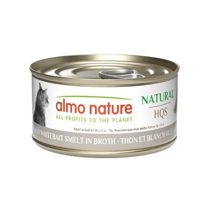 Nourriture humide HQS Natural au bouillon pour chat