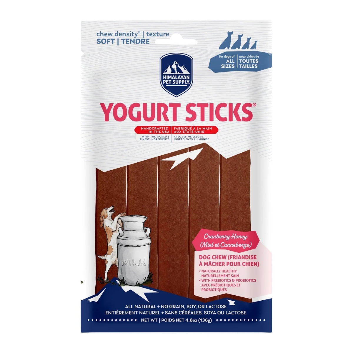 Bâtonnets de yogourt pour chien