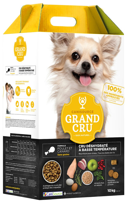 Nourriture déshydratée Grand Cru sans grains pour chien