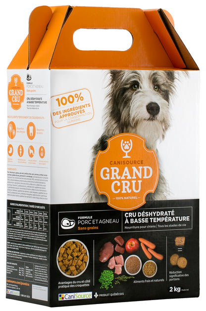 Nourriture déshydratée Grand Cru sans grains pour chien