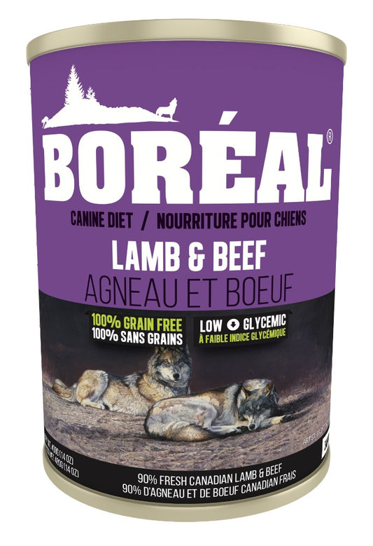 Agneau et bœuf sans grains - nourriture humide pour chien 690 g