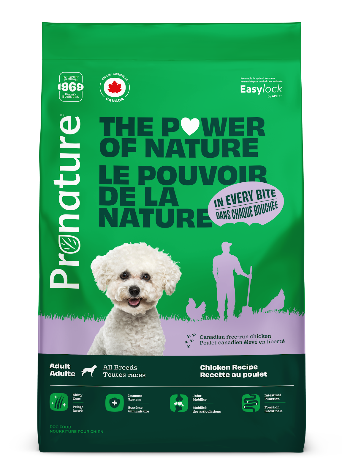 Nourriture pour chien - Adulte - Toutes races - Recette au poulet