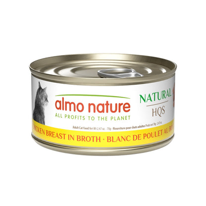 Nourriture humide HQS Natural au bouillon pour chat