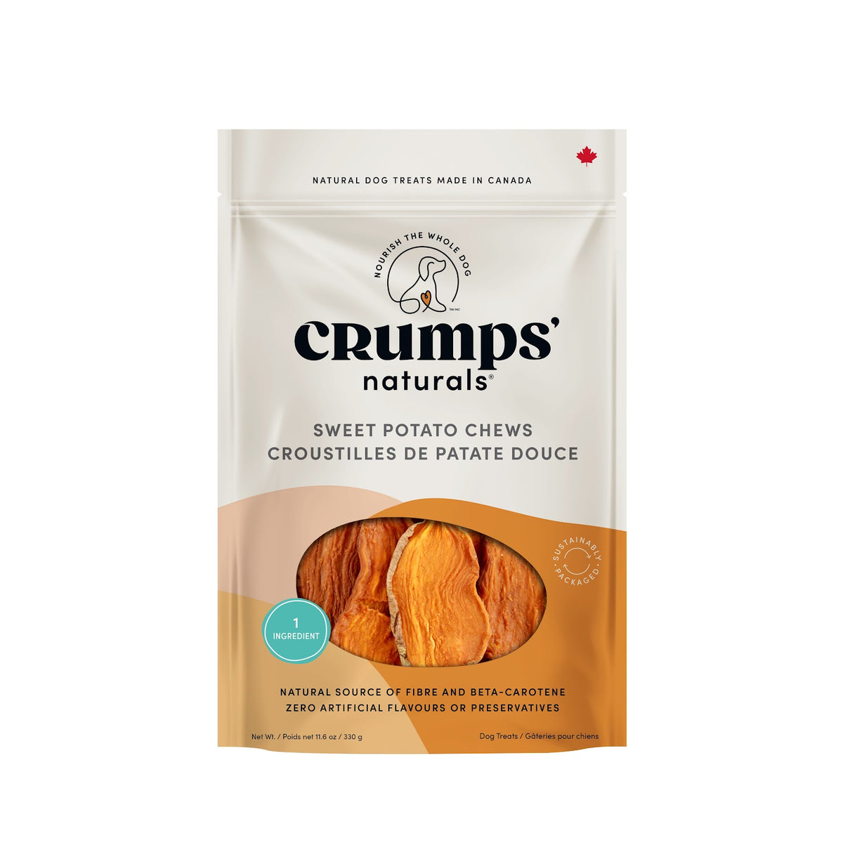 Croustilles de patate douce pour chien