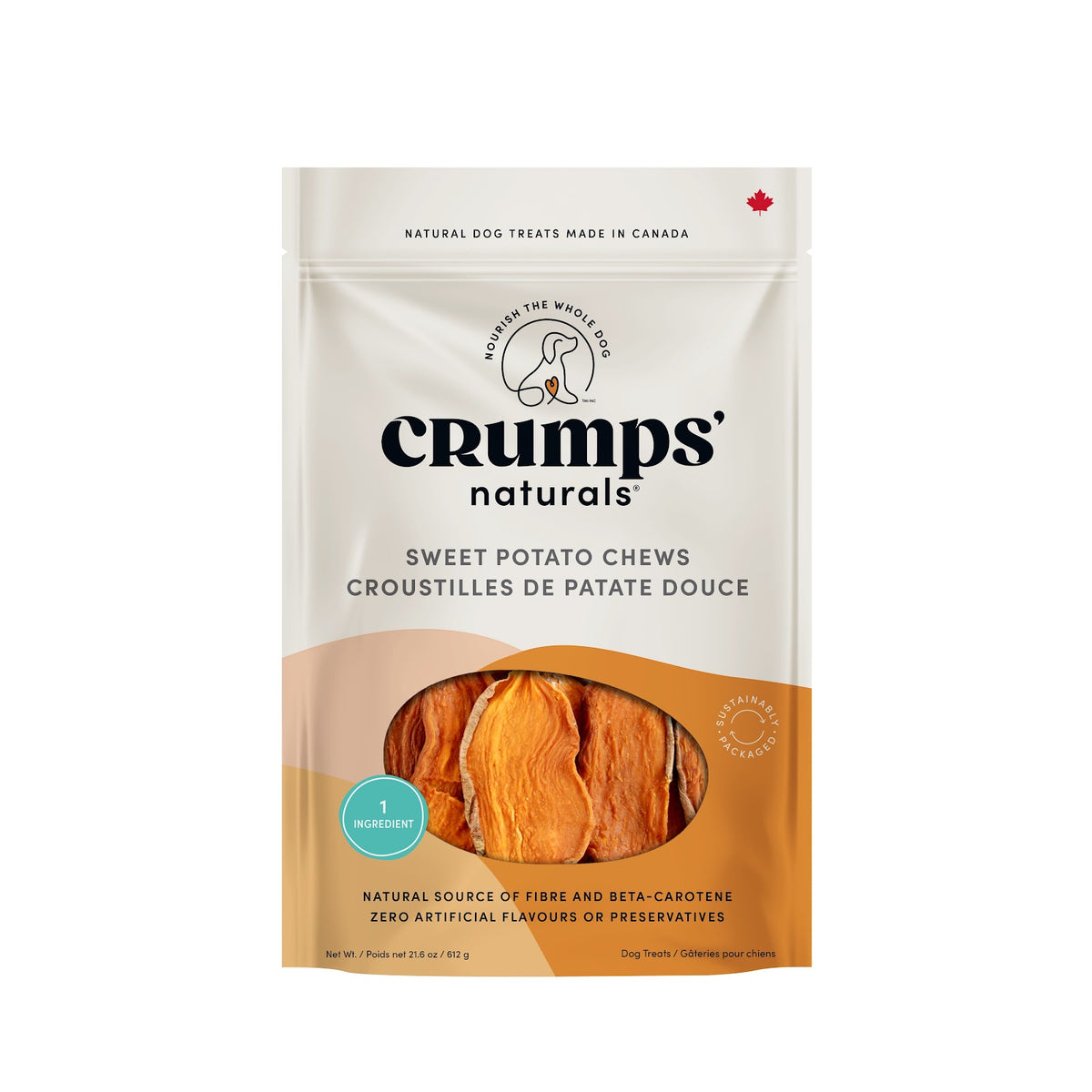 Croustilles de patate douce pour chien