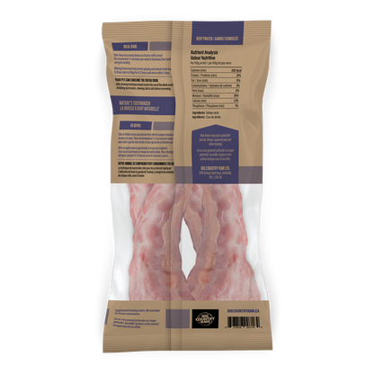 Cous de dinde XL (4 morceaux) - os cru pour chien