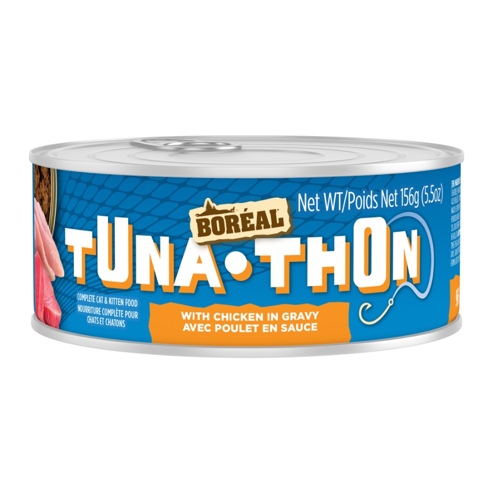 Thon rouge et poulet en sauce sans grains - nourriture humide pour chat 156 g
