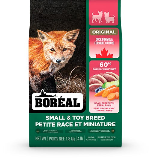 Original petite race et miniature canard sans grains - nourriture sèche pour chien