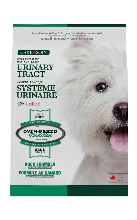 Nourriture sèche sans grains système urinaire pour chien de petite race