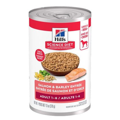 Adulte entrée de saumon et d'orge - nourriture humide pour chien 370 g