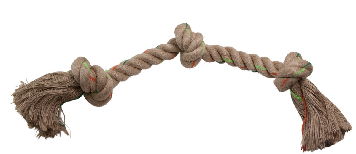 Jouet en corde de chanvre pour chien