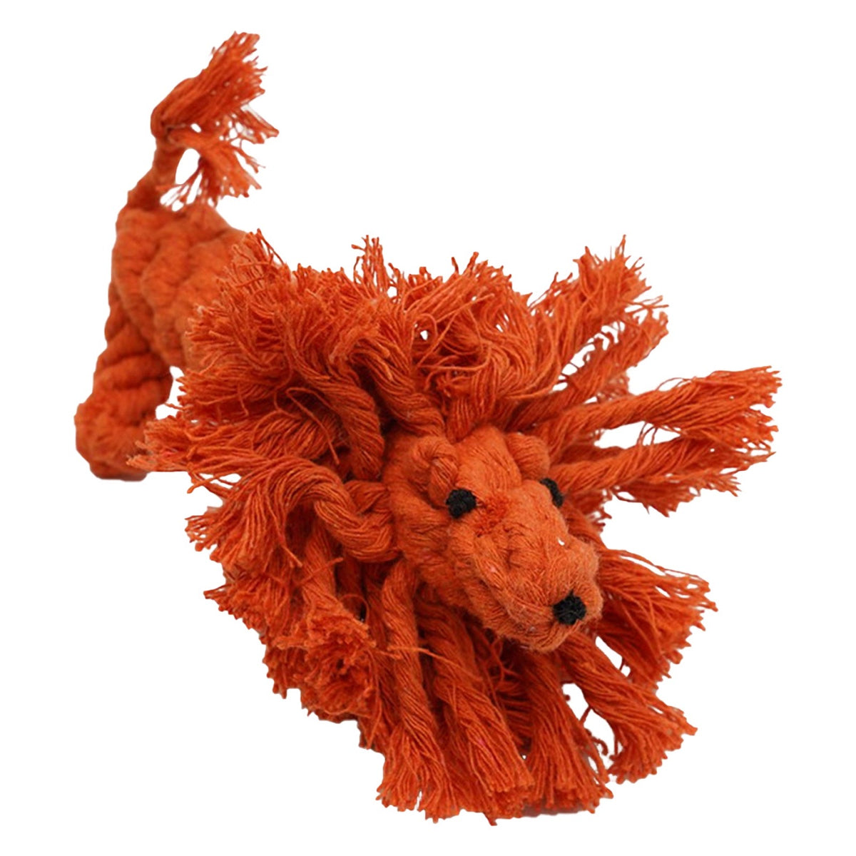 Jouet CottonPals Roar le lion orange pour chien