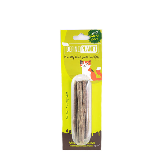 Bâtonnets dentaires de matatabi pour chat (paquet de 6)