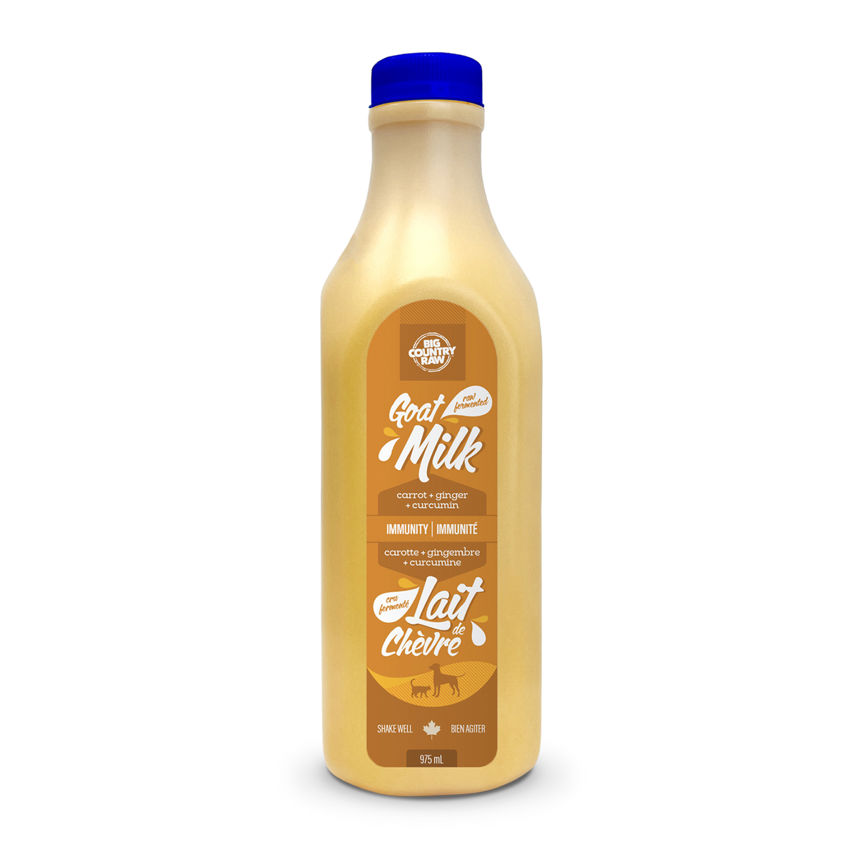 Lait de chèvre cru fermenté - supplément pour chien et chat