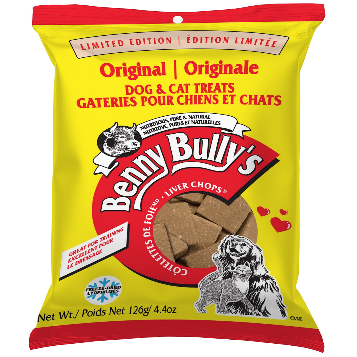 Gâteries de foie de bœuf original édition limitée