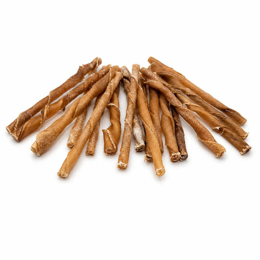 Bâton de collagène de bœuf torsadé mince