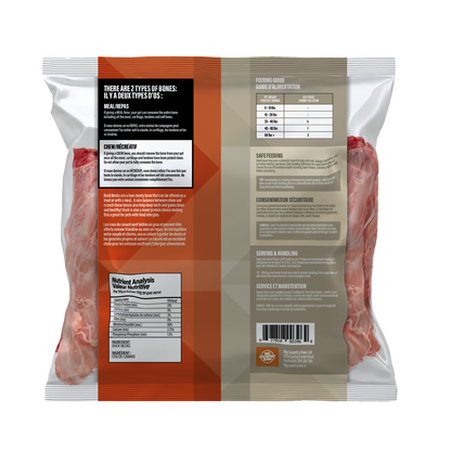 Cous de canard 1 lb - os cru pour chien et chat