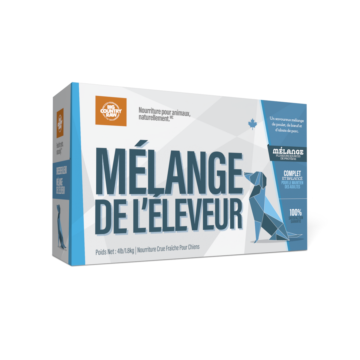 Mélanges signature - nourriture crue pour chien
