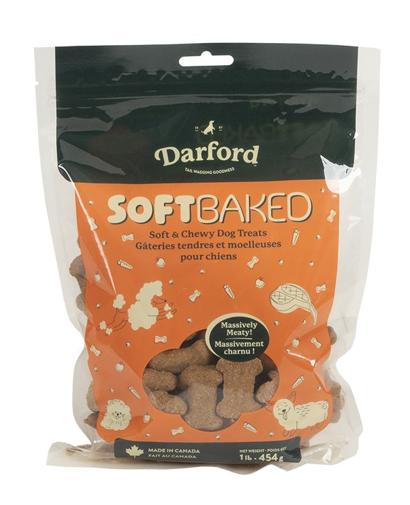 Gâteries tendres Soft Baked pour chien