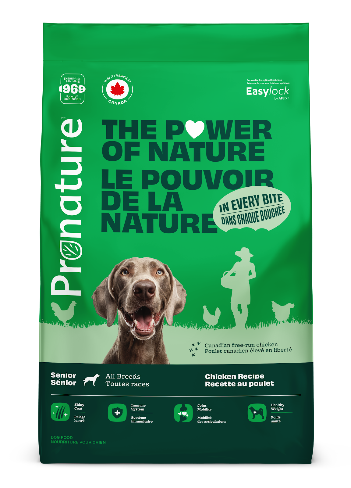Nourriture pour chien - Sénior - Toutes races - Recette au poulet