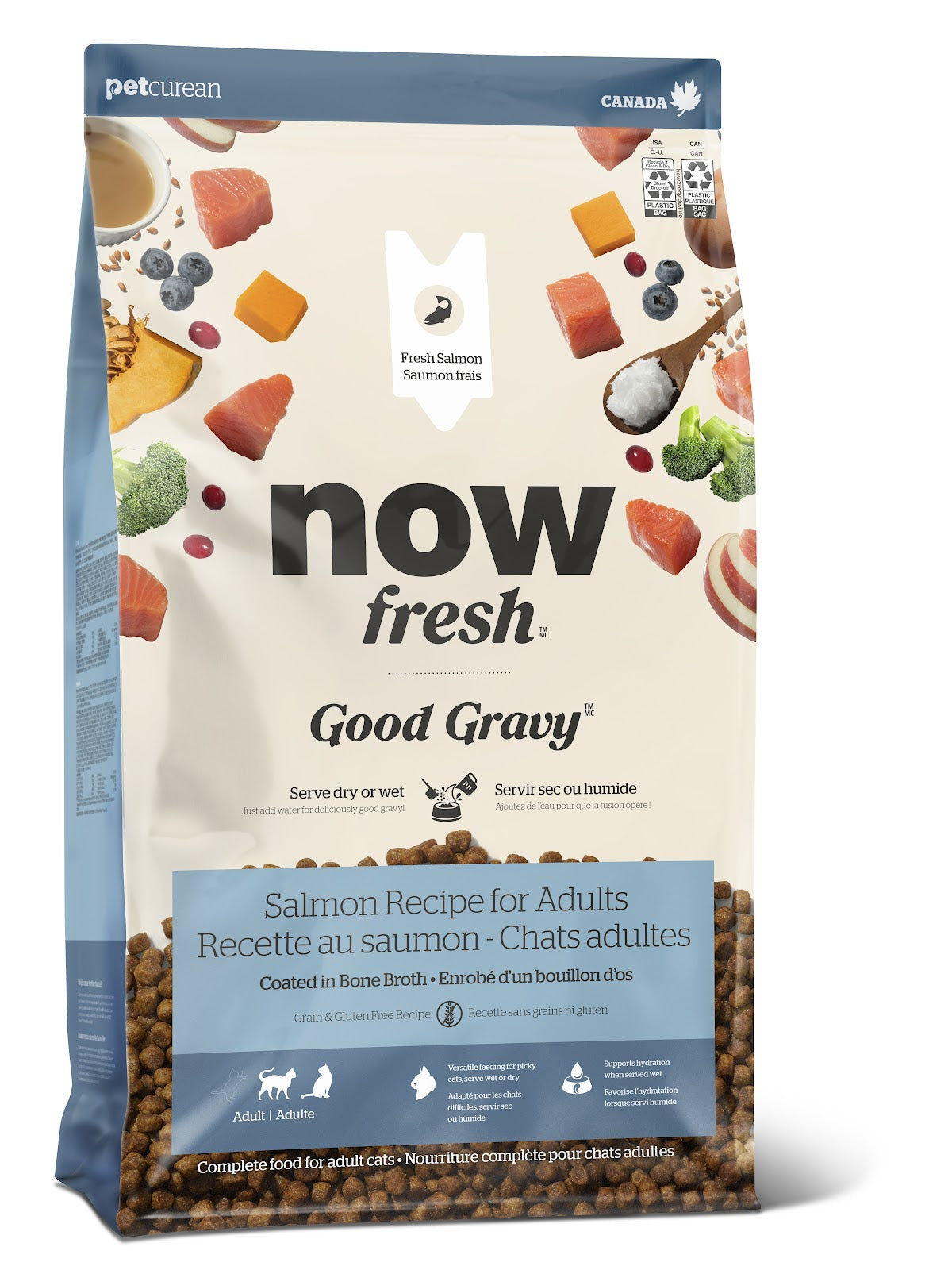 Nourriture sèche Now Fresh Good Gravy sans grains pour chat