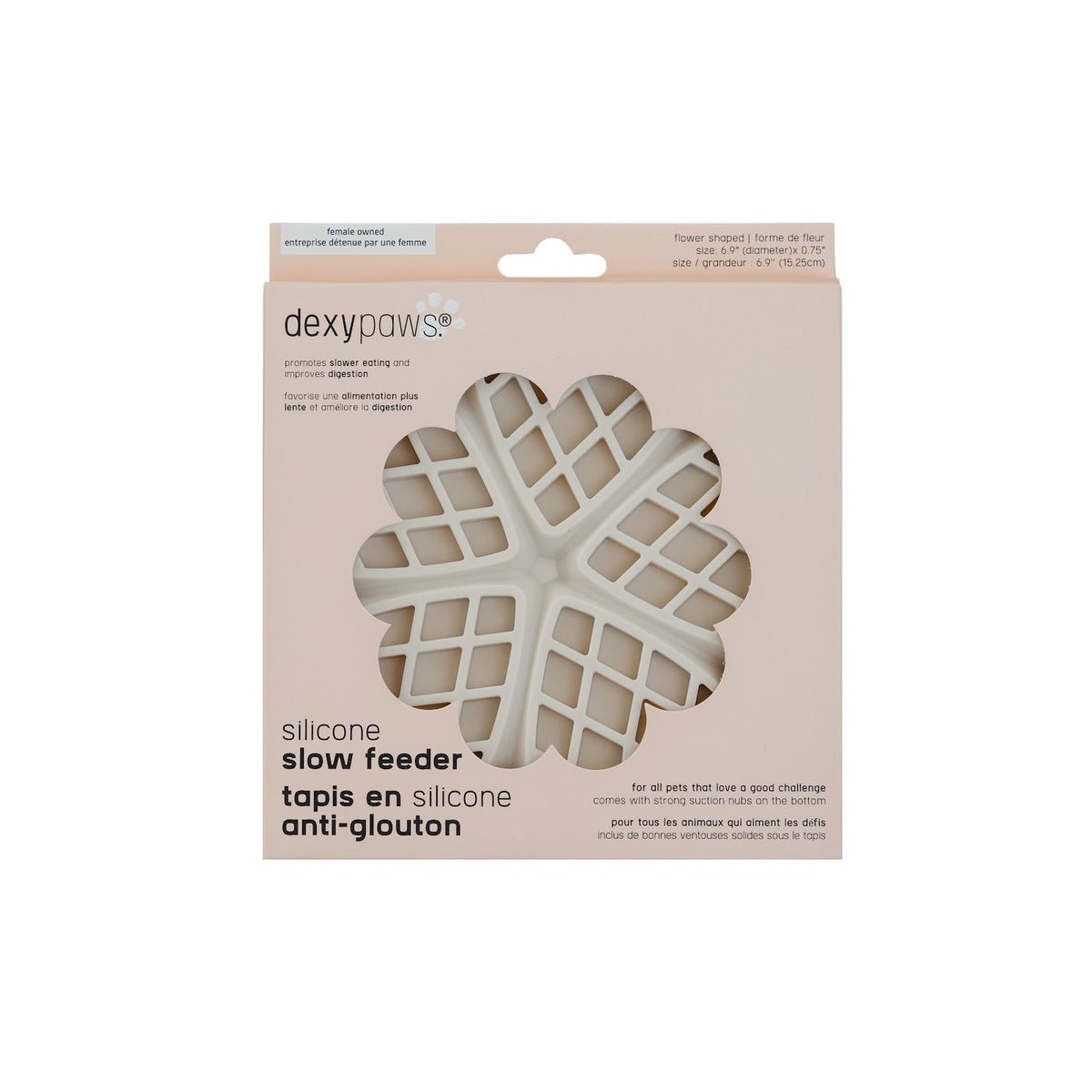 Tapis de léchage en silicone cache-cache à alimentation lente