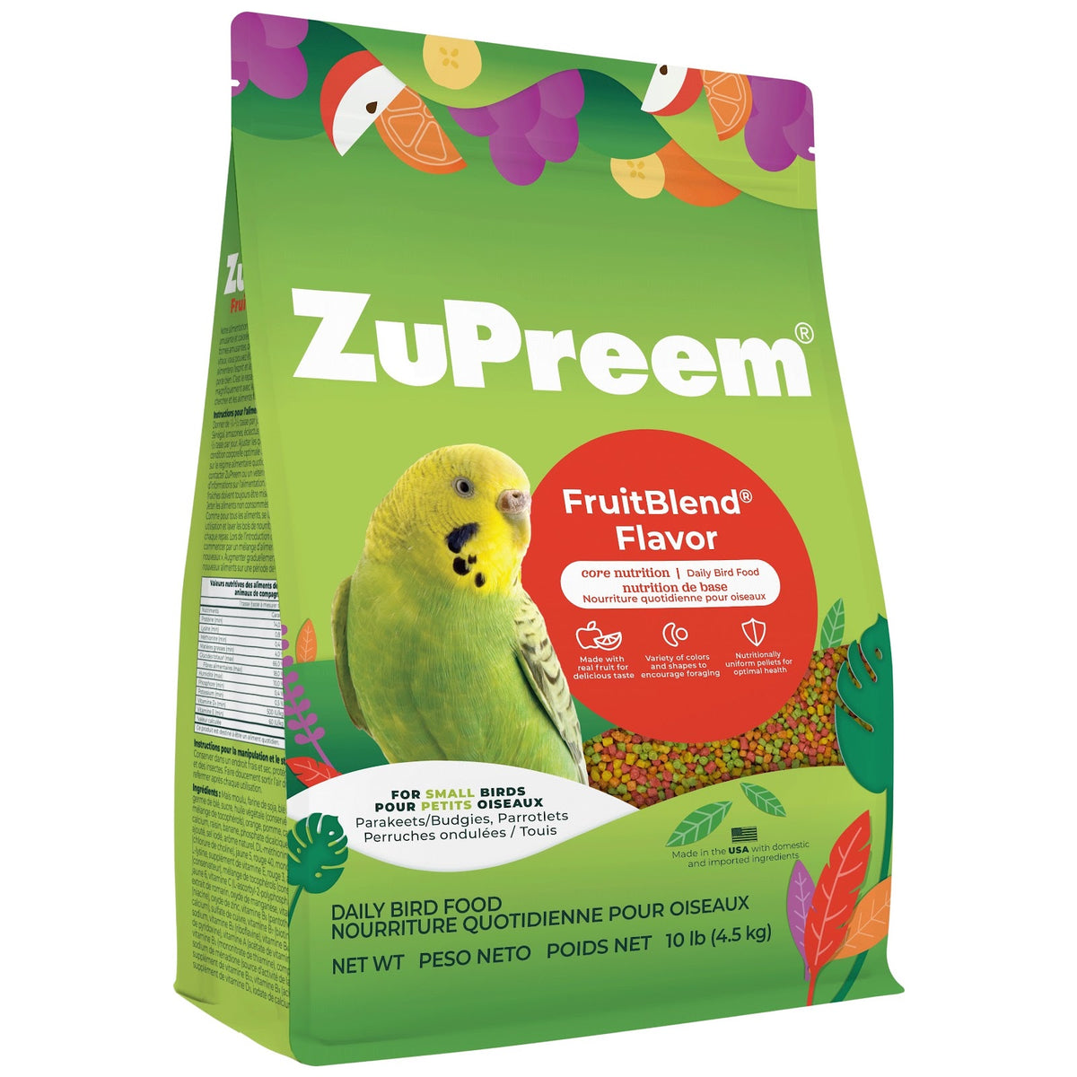 Nourriture FruitBlend pour oiseaux