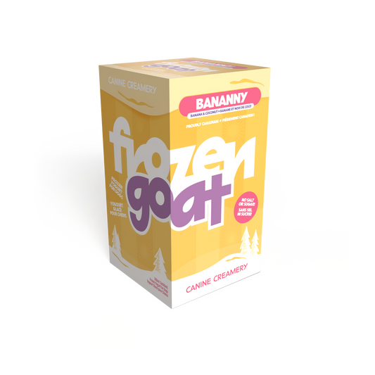 Frozen Goat yogourt glacé au lait de chèvre - gâterie pour chien