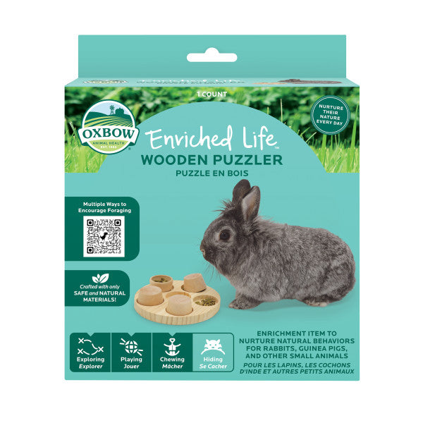 Casse-tête Enriched Life en bois pour rongeur