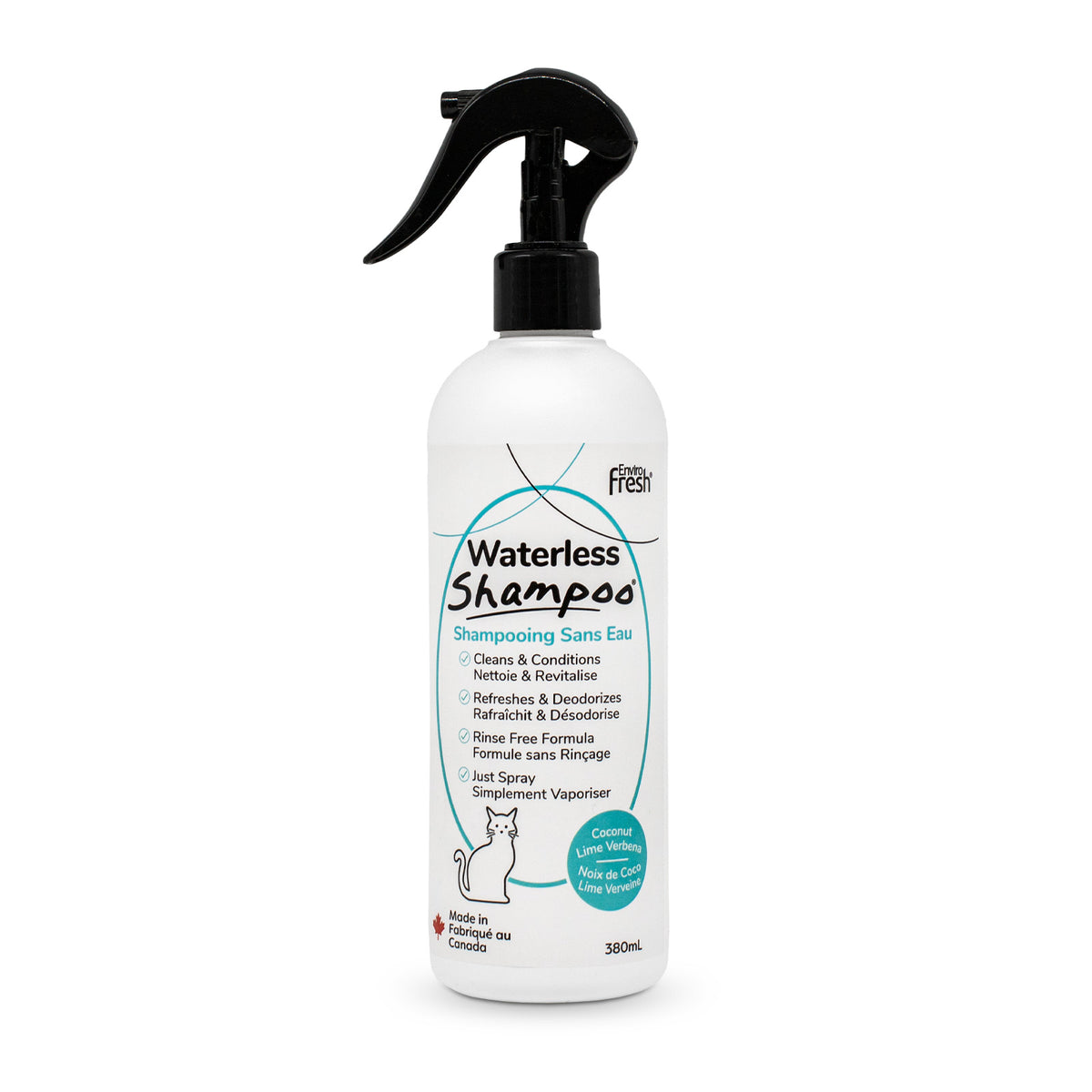 Shampoing sans eau pour chat
