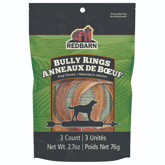 Anneaux de bœuf pour chien (paquet de 3)
