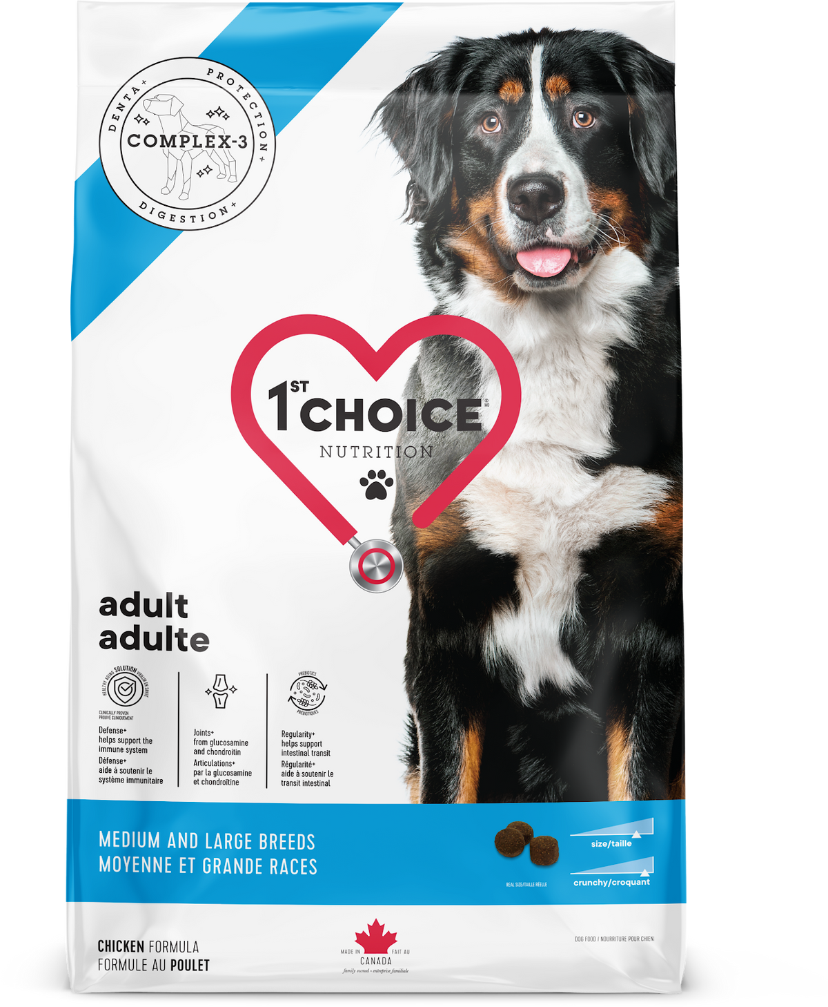 Nourriture pour chien adulte moyennes et grandes races - Poulet