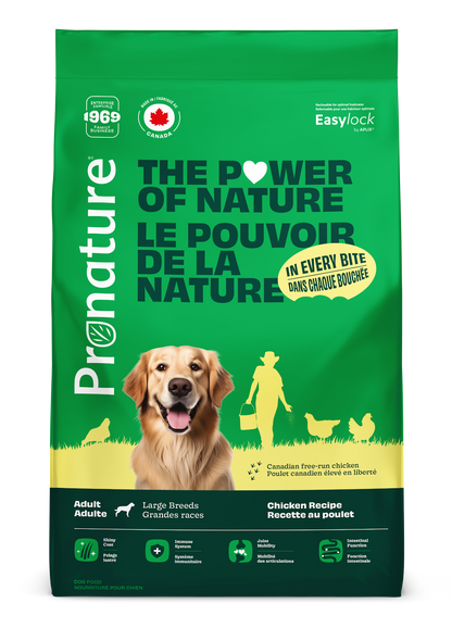 Nourriture pour chien - Adulte - Grandes races - Recette au poulet