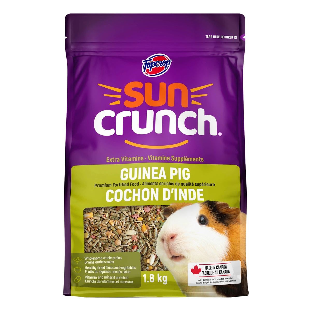 Nourriture Suncrunch pour petits mammifères