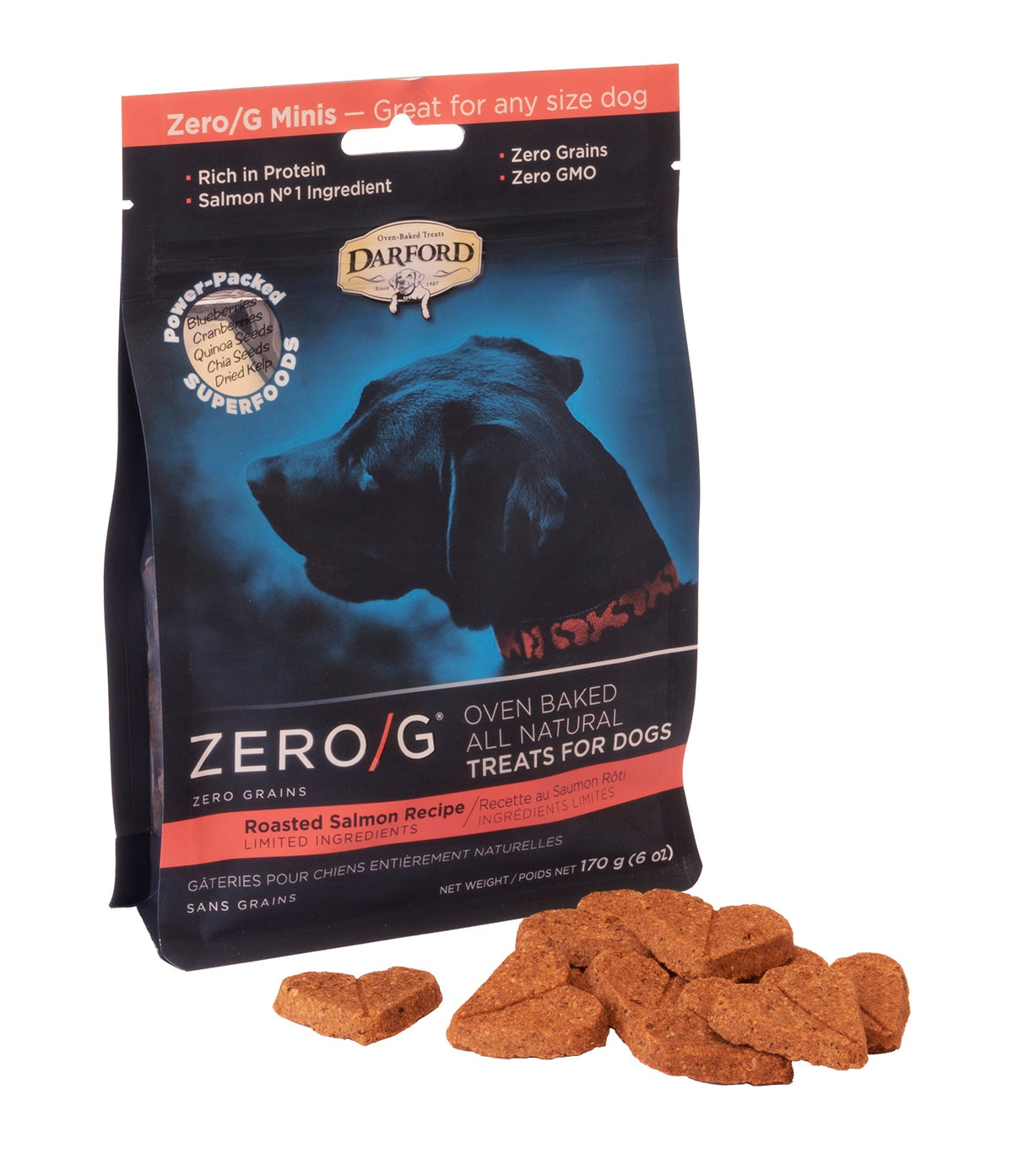 Gâteries Zero/G en mini bouchées pour chien